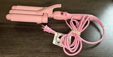 Mermade Pink Hair Waver MH5007 Triple Barrel Crimping Iron - *Makes Thick Waves*