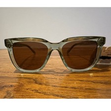 Quay Women's Polarized Smoke Tinted Square Frame Sunglasses   NWOB