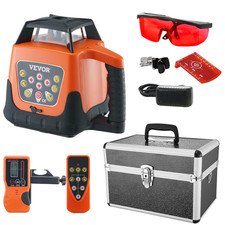 Precision Self-Leveling Rotary Laser Level 1650Ft with Remote & Waterproof