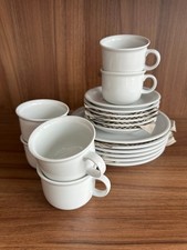 Thomas Trend Weiß Kaffeeservice Geschirr Kaffeetasse Frühstücksteller 18-tlg.