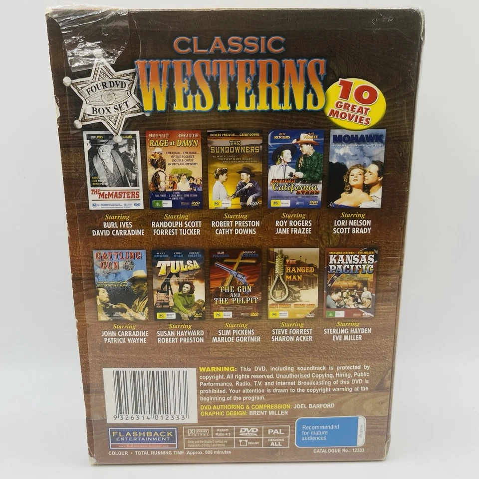 Classic Westerns DVD Box Set 10 Great Movies Tulsa, Gattling Gun, Mohawk & More… - Image 3 of 4