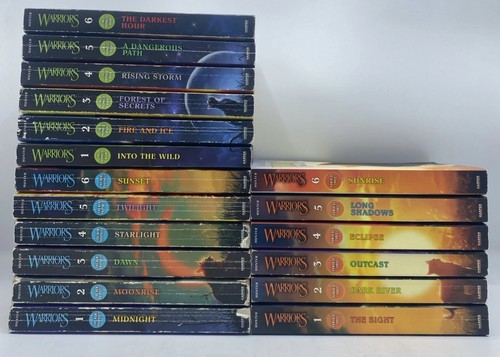 Warriors Cat Books Lot Series 1-3 Complete Prophecy Begins Power Of Three