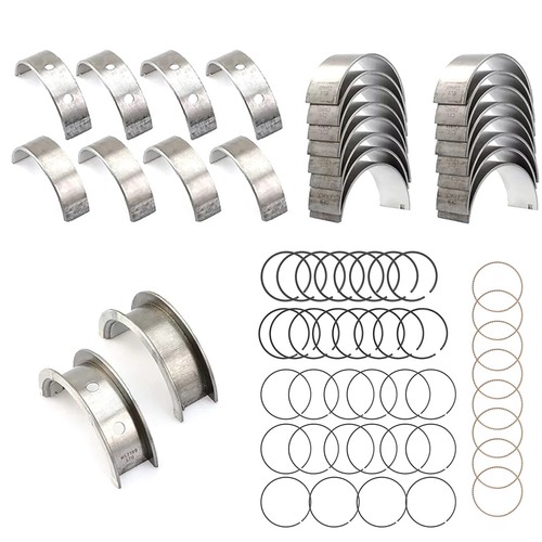 New Main Rod Bearings & Piston Rings Set For GM TRUCK VAN SUY 325/53L BC409J - Picture 4 of 16