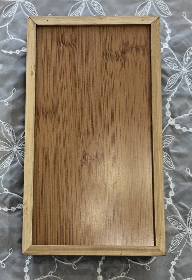 Rectangular Bamboo Floral Tissue Box Cover, Water Resistant Facial Tissue NWOT - Image 3 of 4