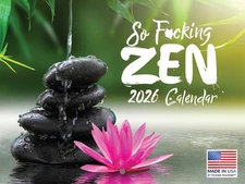 Zen Sweary Adult Calendar 2026