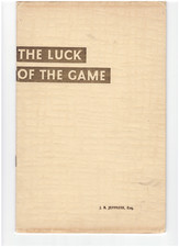 Vintage Booklet Luck Of The Game By Cecil Kimber Mg Car Company 1930s Racing