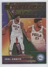 2019-20 Panini Donruss Fantasy Stars Green Flood Joel Embiid #5 fm0