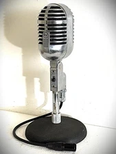 Vintage 1950's Electro-Voice 726 Dynamic Microphone, works, w/cable & stand