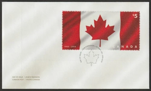 Canada #2808, Flag of Canada, Official First Day Cover, FDC 2015