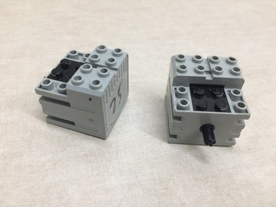 Set of 2 Lego 9V Motor 43362 Mini Tested Gray 5225 Education RCX 5702010952250