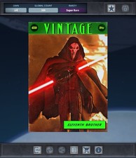 VIDEOGAME Topps Star Wars 25 - VINTAGE Chrome Green - ELEVENTH BROTHER