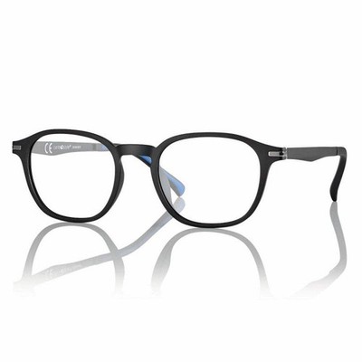 Reading Glasses Centrostyle F0288 50 002 000 Matt Black 50 20 140 Clip On + Hoya