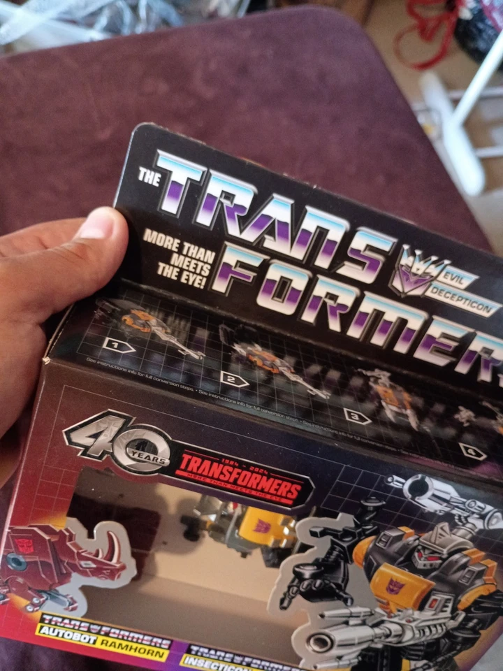 BOMBSHELL + RAMHORN Transformers The Movie G1 Retro reissue Hasbro 2023 New - Image 4 of 4