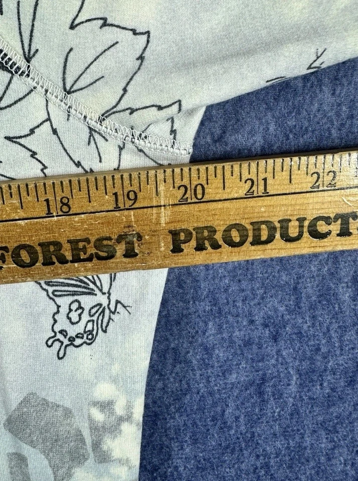 Y2K Lucky Brand Hoodie Womens Medium Pink Gray Japanese Floral Full Zip Jacket - Image 4 of 4