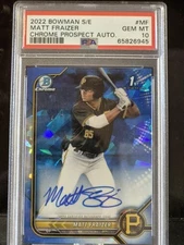 2022 Topps Bowman-Matt Frazier Auto-💎 1st Bowman Sapphire💎