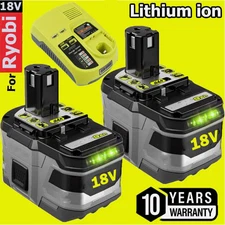 18V 8.0Ah For RYOBI Plus High Capacity Lithium Ion Battery P108- USA Ship