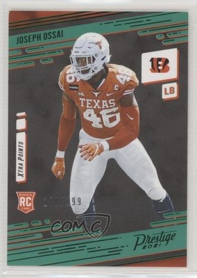 2021 Panini Prestige Rookies Xtra Points Green /199 Joseph Ossai Rookie RC 0o0d