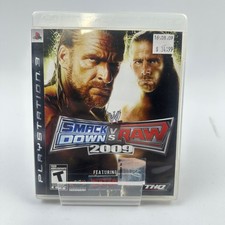 WWE SmackDown vs. Raw 2009 Sony PlayStation 3, 2008 Complete In Box CIB