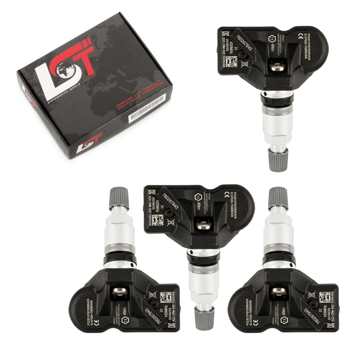 4x Tire Pressure Sensor RDKS RDCi TPMS 433 MHz for BMW X4 F26 xDrive