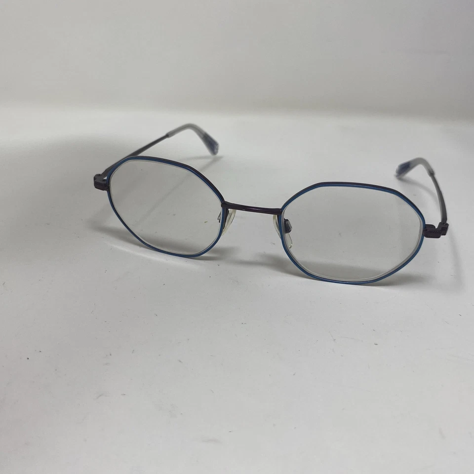 LAFONT ISSY & LA 眼镜 EXTRA 7130 47-20-136 蓝色紫色眼镜 110K — 第 3/4 张图片