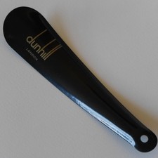 Dunhill London vintage black metal shoehorn shoe horn 165mm long  #AB