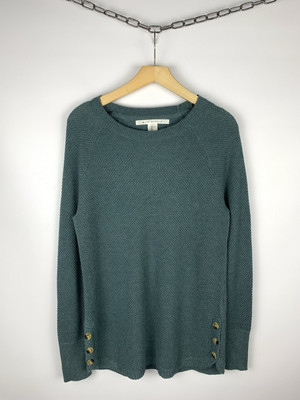 Damen Max Studio Strickpullover Langarm Größe L Pulli Baumwolle Polyester