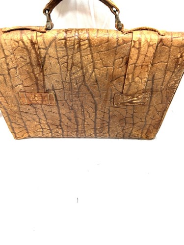 Aktentasche Vintage Leder Deutsch Selten Laptoptasche Weiches Leder 50er Jahre - Bild 7 von 17