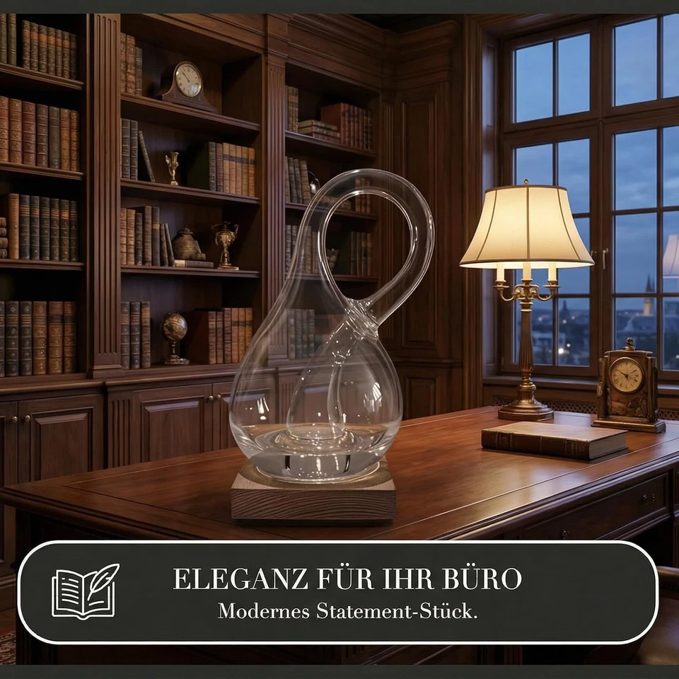 Klein Bottle, Kleinsche Flasche nie voller Wasser, Glasvase der mathematischen - Bild 3 von 4