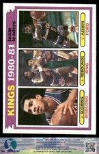 1981-82 Topps #54 Otis Birdsong / Reggie King / Phil Ford Kings 81.BB