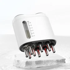 Red Light Hair Oil Applicator Phototherapy Vibration Liquid Guide Hair Growth