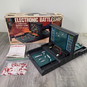 Vintage Electronic Talking Battleship 1979 Milton Bradley Navy Board Game Tested