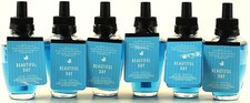 QTY 6 - Bath Body Works BEAUTIFUL DAY Wallflowers Home Fragrance Oil Refills