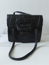 VINTAGE SAC A MAIN CUIR JEANNE BERNARD