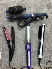 Assorted Hair Styling Tools Curling Irons Beauty Bundle - Four items.