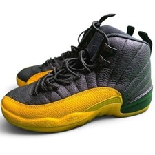 Jordan Air Jordan 12 Kids 5.5Y Black Gold Exc...