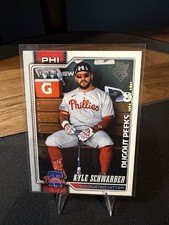 2026 Topps Series 1 Kyle Schwarber #250 Dugout Peeks SP Philadelphia Phillies