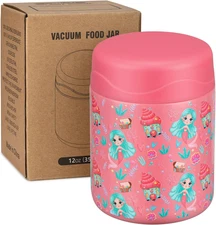 12Oz Soup Thermo for Hot Food Kids Insulated Food Jar Wide Mouth Lunch Container