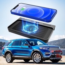 Wireless Car Charger for Ford Explorer Center Console Accessories 2024 2023