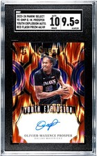Olivier-Maxence Prosper 2023-24 Panini Select Red Flash Rookie Auto /49 RC 🏀🔥