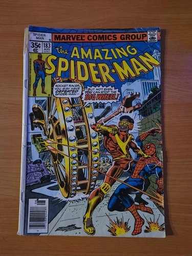 Amazing Spider-Man #183 Newsstand Variant ~ VERY GOOD VG ~ 1978 Marvel Comics