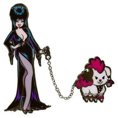 Elvira Walking Gonk Enamel Pin Set, 3 inches