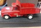 1960s Vintage Tonka All Red Dump Truck Mini /Pressed Steel/Made In USA  10” Long