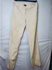 Ann Taylor Women's Dress Pants Beige Stripe , Curvy, Size 4