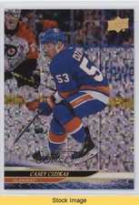 2024-25 Upper Deck Series 2 Rainbow Speckled Foil Casey Cizikas #359 READ 0s5r