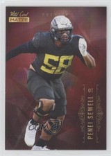 2021 Wild Card MATTE Retail Chase Red Penei Sewell #MBC-17 Rookie RC t3w. rookie card picture