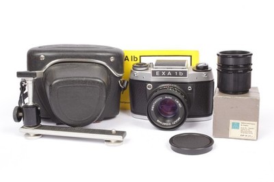 East German EXA 1b 35mm SLR Camera w/ Pentacon Auto 50mm f/2.8 Lens
