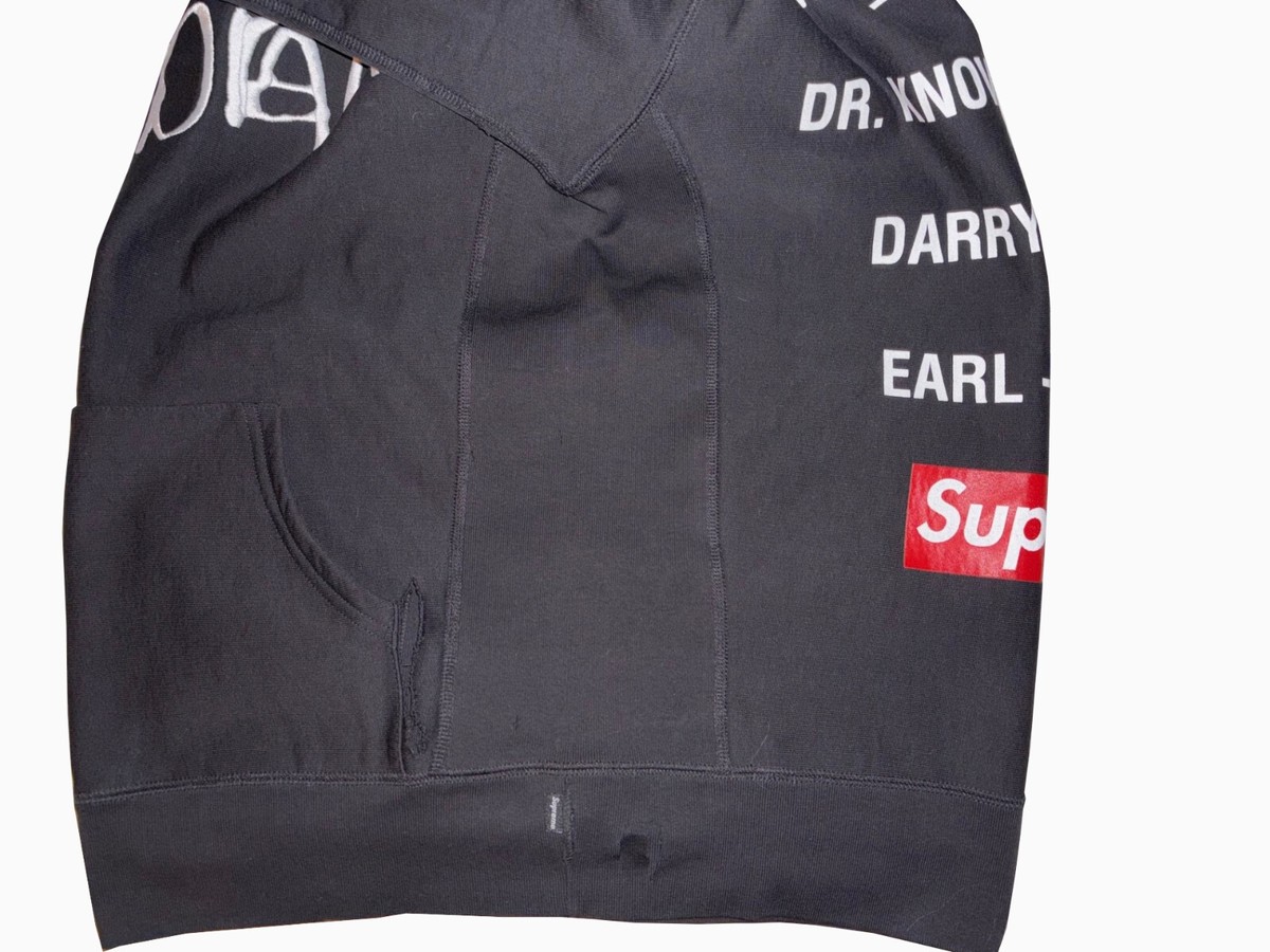 2008 Supreme X Bad Brains Pullover Sweatshirt Black Medium