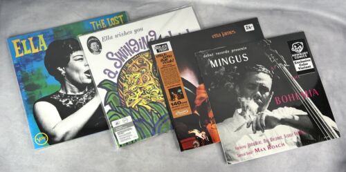 Vinyl LP Acoustic Sounds, Ella, Etta, Mingus, Lot of 4, NEW