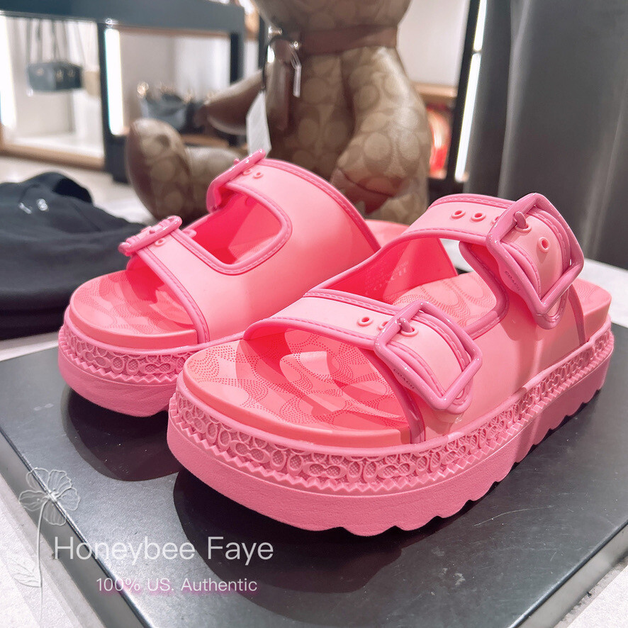 NWT Coach women's Lainey Sandal CR875 pink | eBay