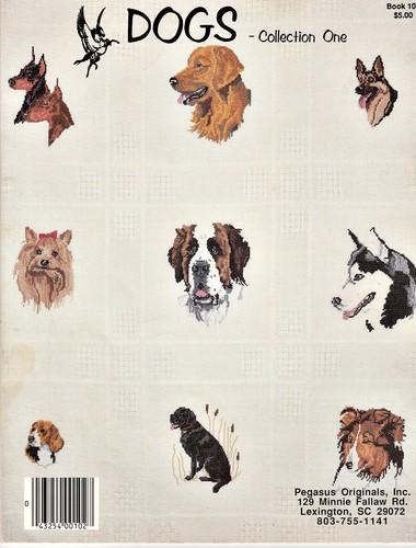 Folleto de punto de cruz #102 PERROS - COLECCIÓN UNO de la publicación Pegasus - Imagen 4 de 4